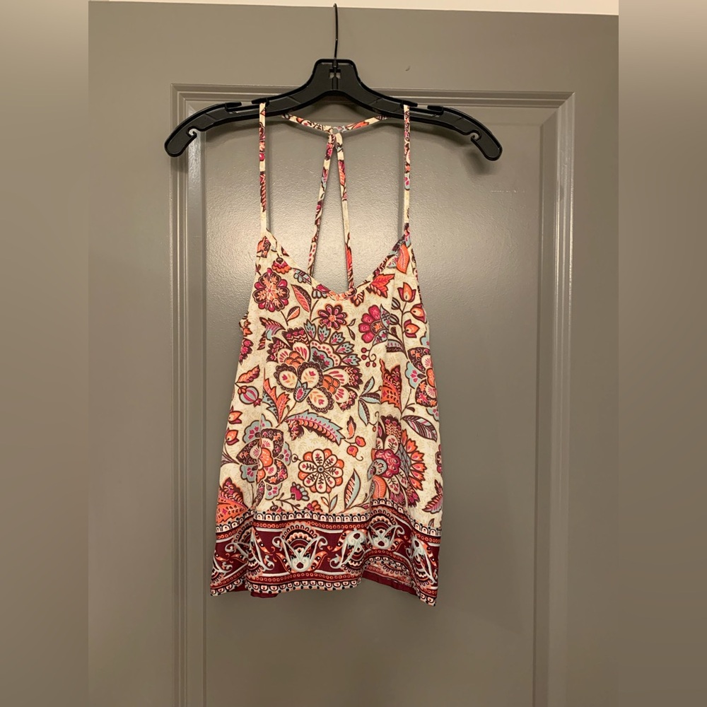 Hollister Multicolor Floral Top, size XS